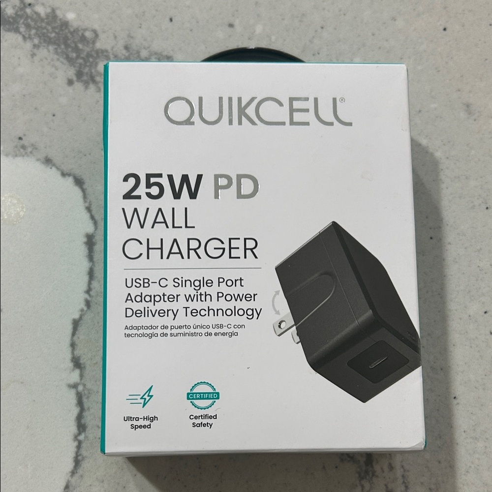 25W PD Wall Charger - Black
